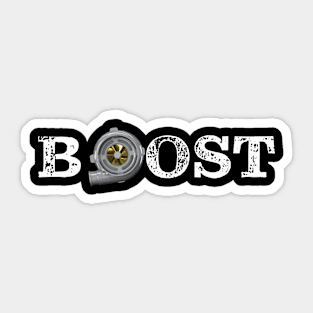 Turbo Boost turbocharger tuning gift idea xmas Sticker